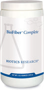 BIOTICS Research Biofiber Complete - 10 Whole Food Fibers (Organic & Non-Gmo), 5G of Fiber per Serving, Easy-To-Mix Powder, Prebiotic Gut Support