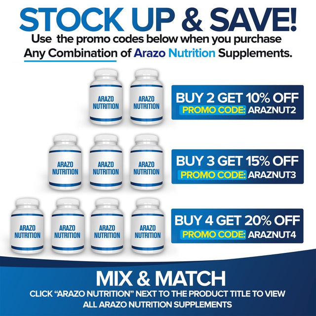 Blood Sugar Support Supplement - 20 Herbs & Multivitamin for Blood Sugar Control with Alpha Lipoic Acid & Cinnamon - 120 Pills - Arazo Nutrition