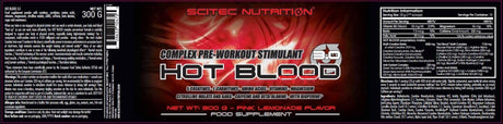 Scitec Nutrition Hot Blood 2.0 - Pink Lemonade 300G