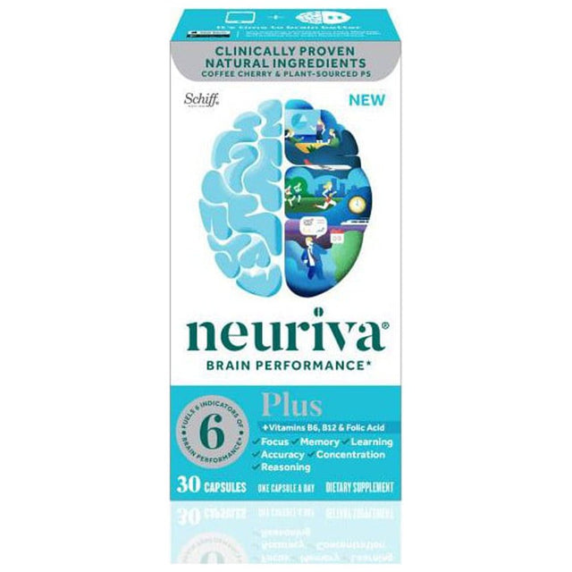 Neuriva Brain Performance plus Capsules - 30.0 Ea (Pack of 12)