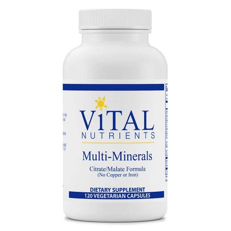 Multi-Minerals (Without Copper & Iron), 120 Vegan Capsules, Vital Nutrients