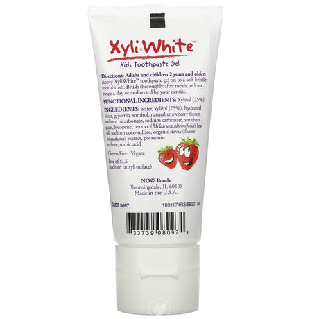 Now Foods Xyliwhite(Tm) Strawberry-Splash Kid'S Toothpaste, 3 Oz. Tube, Pack of 2