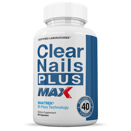 Clear Nails Max 40 Billion CFU Probiotic Nail Support 60 Capsules