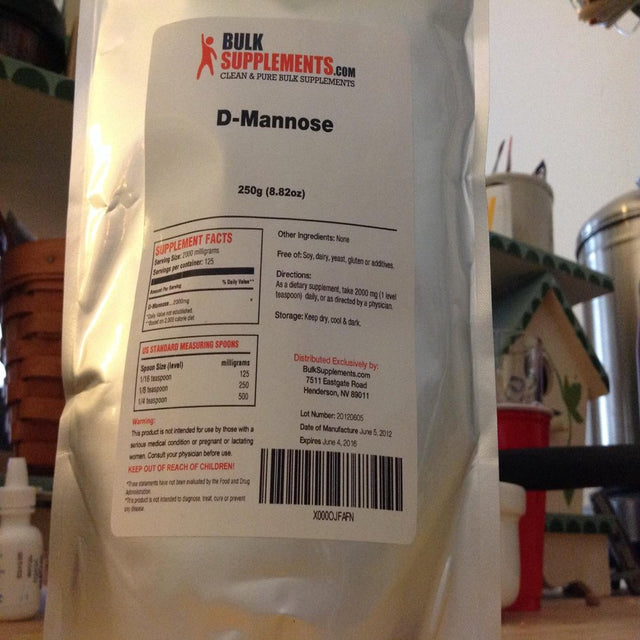 Bulksupplements.Com D-Mannose Powder - Urinary Tract Support - D-Mannose for Urinary Tract - D Mannose Powder (250 Grams - 8.8 Oz)