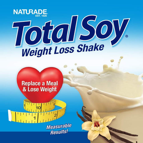 Naturade Total Soy Protein Powder - 13G Protein & 140Cal per Servings, Zero Trans Fat, Non-Gmo Soy - Lactose & Gluten Free - Vanilla (15 Servings)