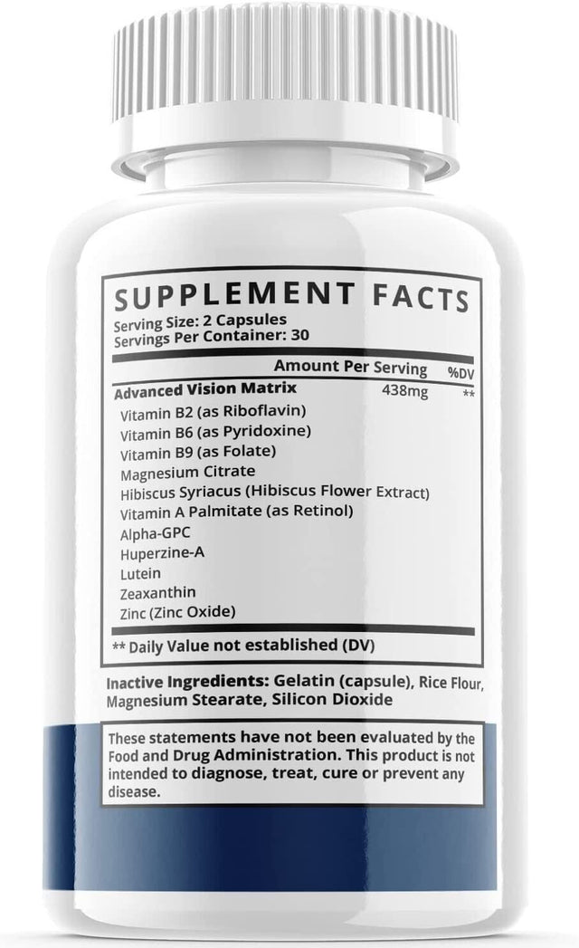 Sight Care Vision Supplement Pills,Supports Healthy Vision and Eyes Sight - 60 Capsules