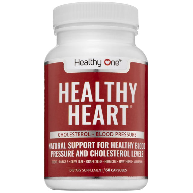 Healthy Heart Supplement | 8 All-Natural Ingredients | Helps Manage Wellness & Health | Improve Blood Flow (60)