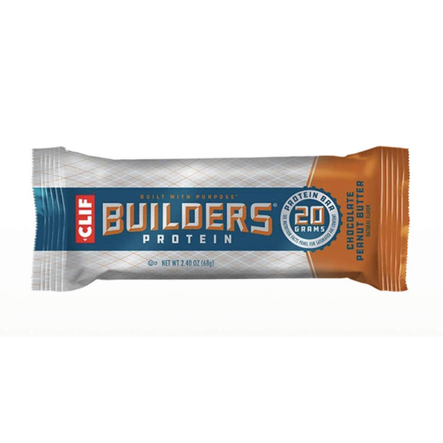 Clif Bar Peanut Butter Protein Bar, 2.4 Ounce, 12 Count