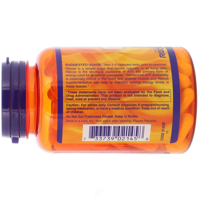 NOW Sports Ribose 750Mg 120 Vcaps