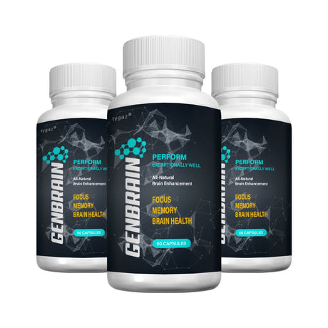 (3 Pack) Genbrain - Genbrain All Natural Brain Enhancement