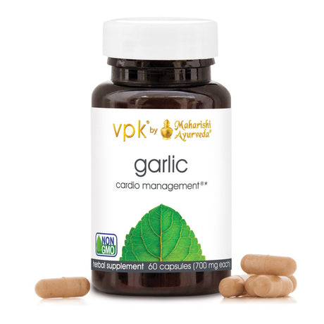 Garlic | 60 Capsules | Helps Maintain Healthy Cholesterol, Blood Pressure & Triglyceride Levels within Normal Range | Supports Digestive, Immune, Respiratory & Circulatory Systems