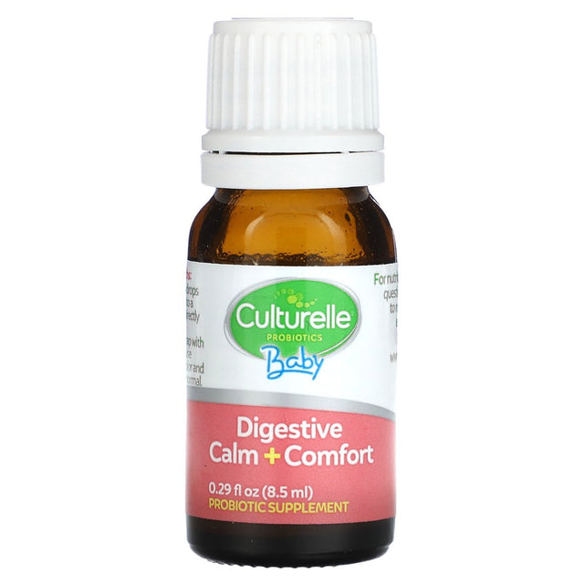 Culturelle Baby Digestive Calm & Comfort Probiotic (0-12 Months) Helps with Colic and Digestion, Vegan, Gluten-Free, 8.5 Ml