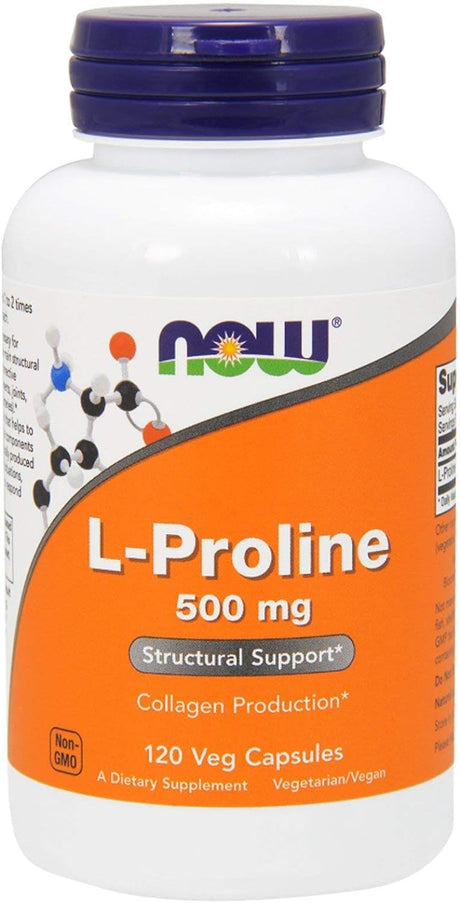 Now Foods L-Proline 500 Mg - 120 Vcaps ( Multi-Pack)