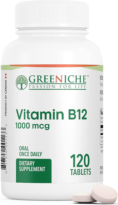 Greeniche Vitamin B12 Tablets (1000 Mcg), 100G