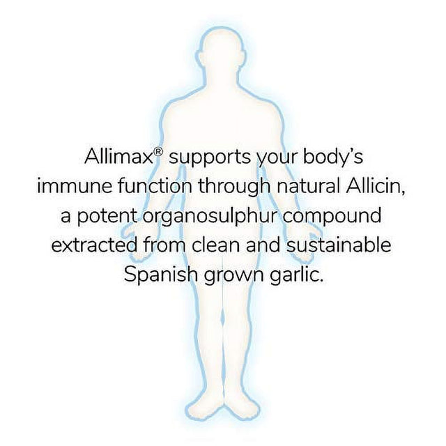 Allimax Pro 450Mg 100 Vegicaps. Allicin Garlic Supplement to Support Your Body?S Immune Function. with Stabilized Allicin Extracted from Clean & Sustainable Spanish Grown Garlic. Professional Strength