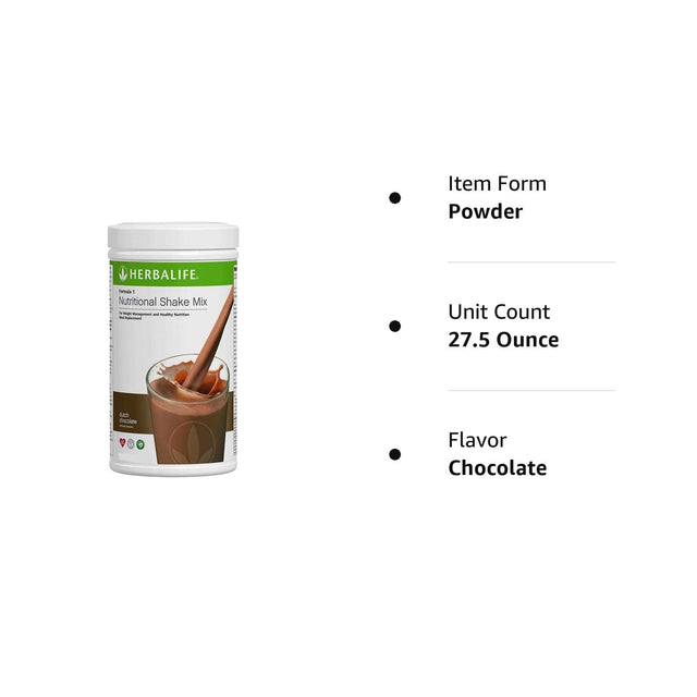 CLEENTABLE Formula One Nutritional Shake Mix Canister - Dutch Chocolate