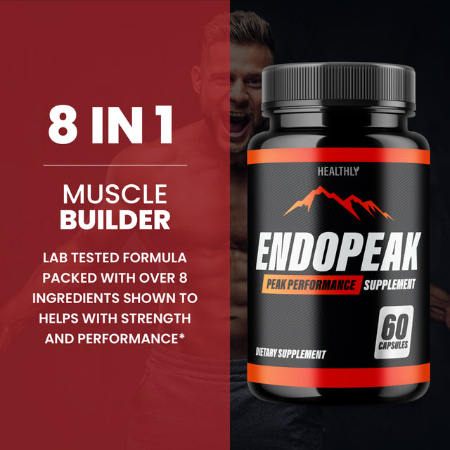 (5 Pack) Endopeak Supplement Male Support Powder Pills Pump Extra Strength Formula (300 Capsules)