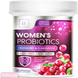 Formulated Probiotics for Women, 50 Billion CFU + Prebiotics & Cranberry, Vaginal Women'S Probiotic for Digestive Health, Ph & Immune Support, 9 Strains, No Dairy Soy Gluten Shelf Stable - 30 Capsules