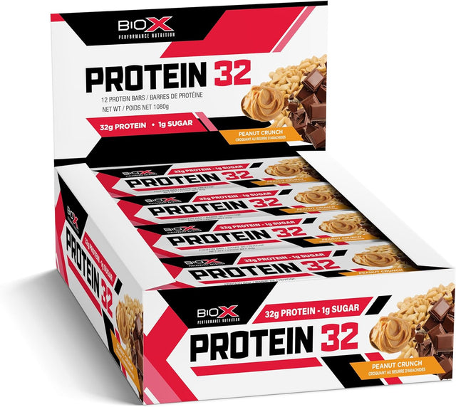 Biox Performance Nutrition Protein 32 Bars 1 - 82G Bar - Peanut Crunch