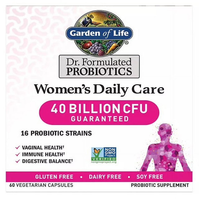 Garden of Life Dr. Formulated Women'S Once Daily Probiotic, 40 Billion CFU (60 Ct.)