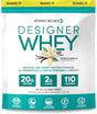 Designer Wellness, Designer Whey, Natural Whey Protein Powder with Probiotics, Fiber, and Key B-Vitamins for Energy, Gluten-Free, French Vanilla, 2 Lb