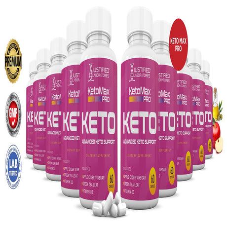 (10 Pack) Keto Max Pro ACV Pills 1275Mg Alternative to Gummies Dietary Supplement 600 Capsules