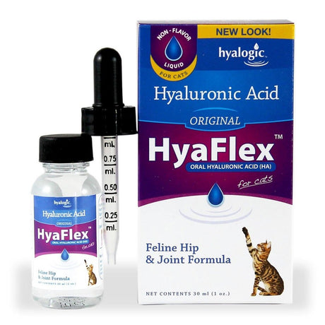 Hyalogic Hyaflex Feline Hip & Joint Formula 1 Oz. Hyaluronic Acid for Cats SA10004