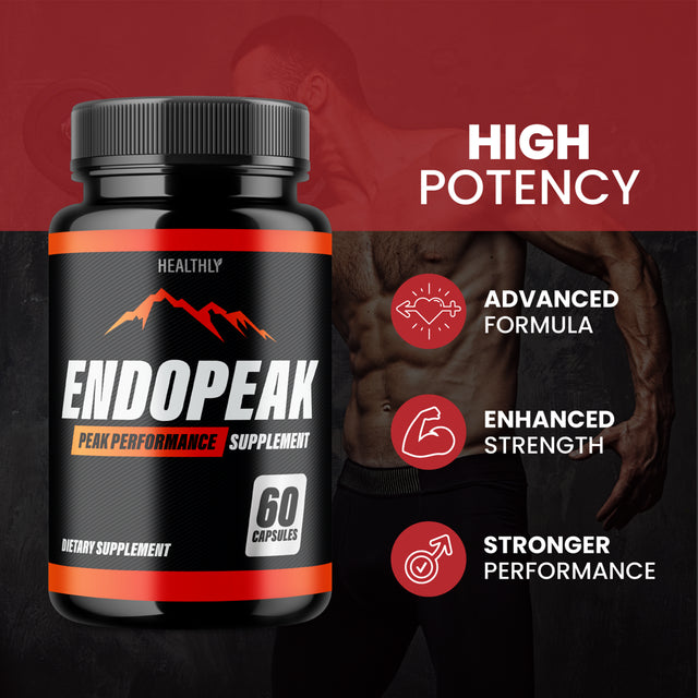 (5 Pack) Endopeak Supplement Male Support Powder Pills Pump Extra Strength Formula (300 Capsules)