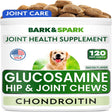 Glucosamine Chondroitin Dog Hip & Joint Supplement - Joint Pain Relief - Hip & Joint Chews for Dogs - Joint Support Large Breed - Senior Doggie Vitamin Pills Joint Health - (120 Treats - Bacon)