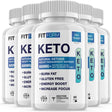 5 Pack Fit Form Keto Pills Advanced Ketogenic Formula 300 Capsules