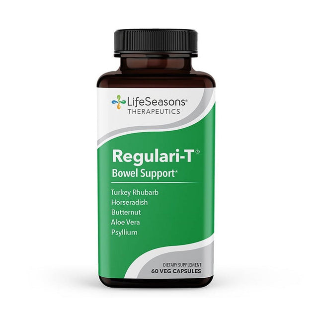 Regulari-T, Bowel Support, 60 Veg Capsules, Lifeseasons