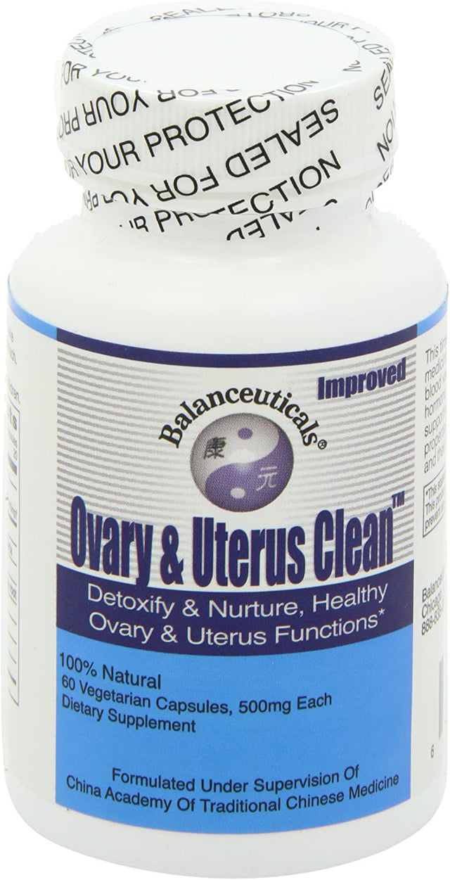 Balanceuticals Ovary & Uterus Clean, 500 Mg Dietary Supplement Capsules, 60-Count Bottle