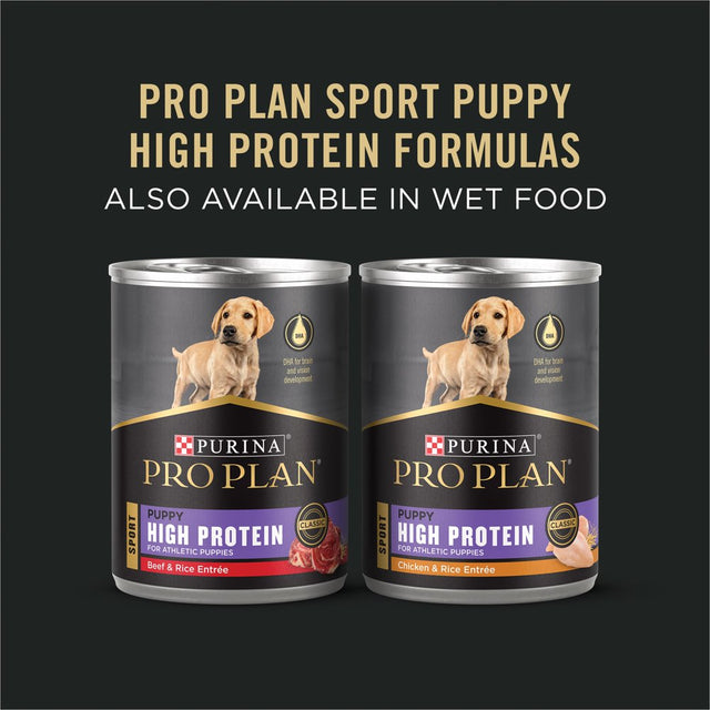 Purina Pro Plan High Protein Puppy Dry Dog Food Sport Development 30/20, Chicken & Rice, 24 Lb Bag