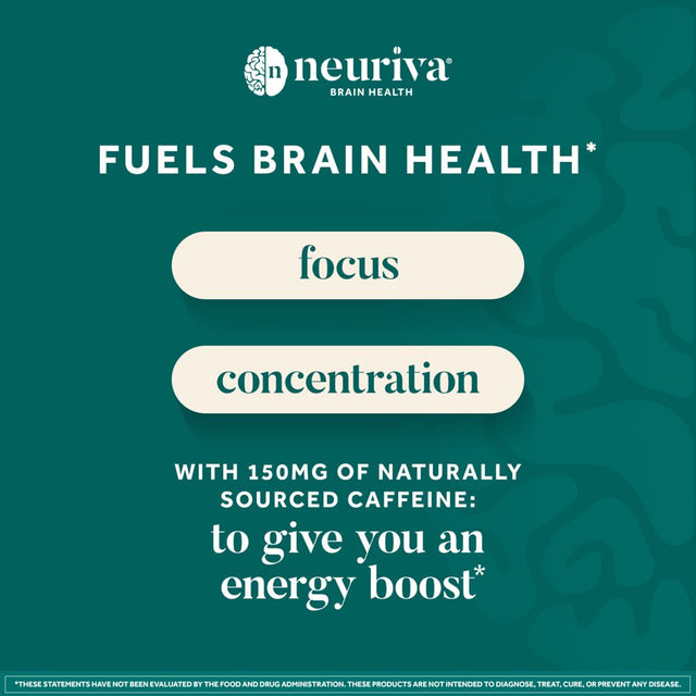 Neuriva Brain + Energy Effervescent Tablets, Cherry Limeade, 30Ct