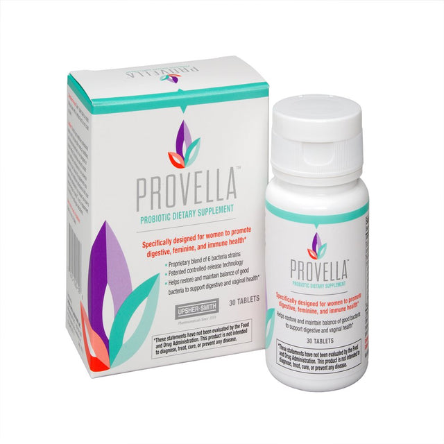 Provella Women'S Probiotic Dietary Supplement Tablets, 30 Count