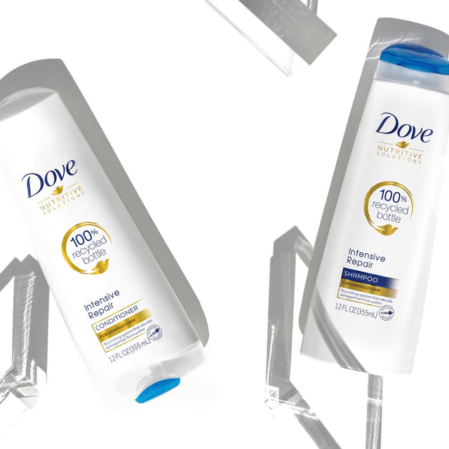 Dove Intensive Repair Nourishing Shampoo and Conditioner Set, 12 Oz