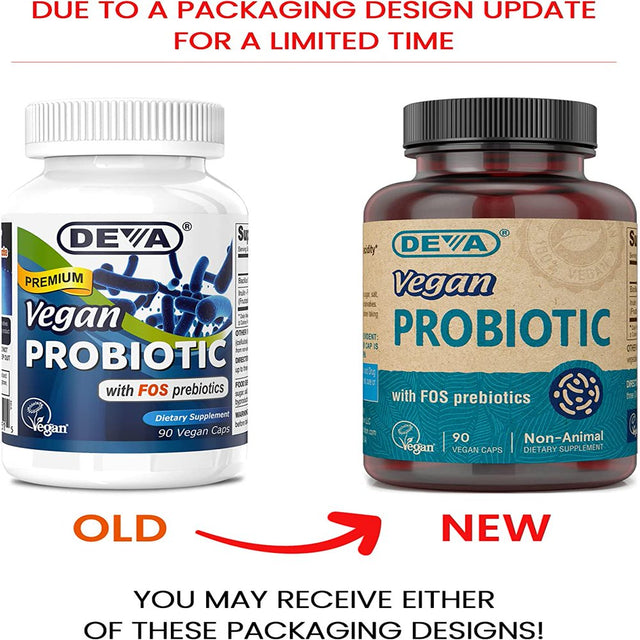 Deva Vegan Probiotic with Prebiotic 90 Vcap