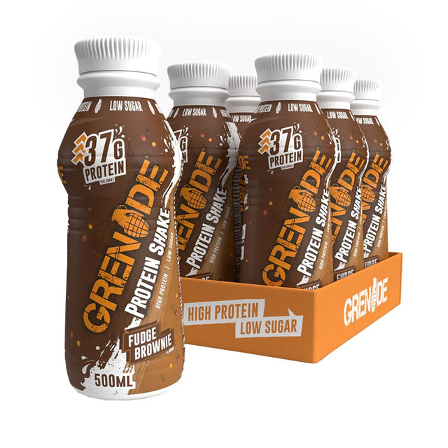 Grenade Carb Killa Fudge Brownie High Protein Shake, 6 X 500 Ml