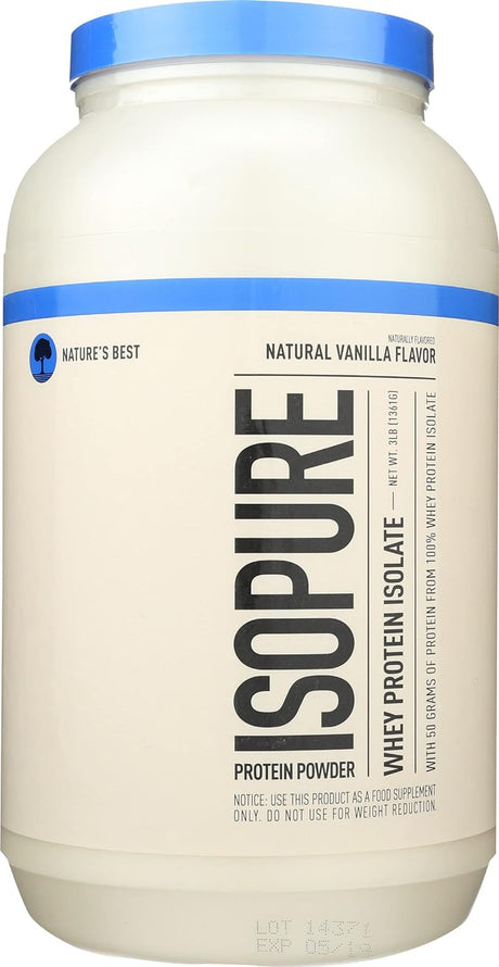 ISOPURE Vanilla Whey Protein Isolate, 48 OZ