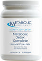 Metabolic Maintenance Metabolic Detox Complete Chocolate Shake - 20 Grams Non-Gmo Plant Protein, Omega-3S, Nutrients + Milk Thistle - Liver Cleanse Support Powder - (2.3 Lbs / 30 Servings)