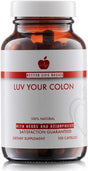 Better Life Basics Luv Your Colon® - All Natural Daily Colon Cleanser and Probiotic for Digestive Health and Weight Management, 100 Capsules