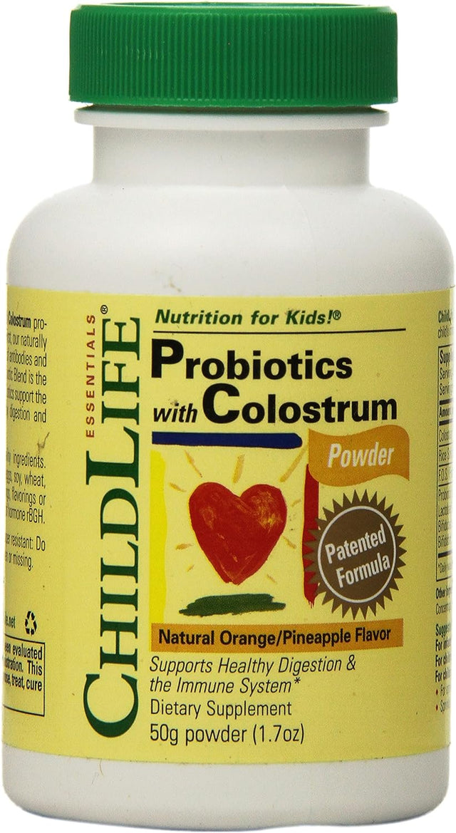 Child Life Colostrum with Probiotics Powder, 1.7 Ounce, (Pack of 12)