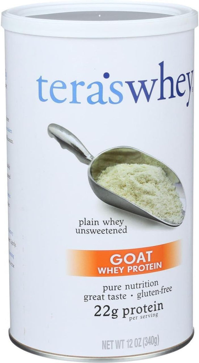 Tera'S: Goat Whey Protein, Plain, 12 Oz12