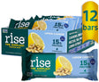 Rise Pea Protein Bar - Vegan Lemon Cashew, Soy Free, Paleo Breakfast & Snack Bar, 15G Protein, 4 Natural Whole Food Ingredients, Simplest Non-Gmo, Vegan, Gluten Free, Plant Based Protein, 12 Pack