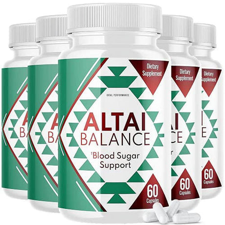 (Official) Altai Balance Blood Sugar Support Pills (5 Pack)