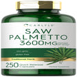 Saw Palmetto for Women and Men 3600Mg | 250 Capsules | Extract Supplement | by Carlyle