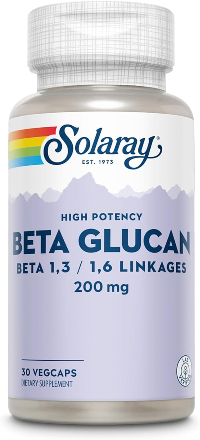 KAL Beta Glucan Supplements - Immune Support and Wellness Formula - Heart and Digestive Support with Beta Glucan Fiber from Baker'S Yeast - High Potency, 60-Day Guarantee - 30 Servings, 30 Vegcaps