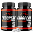 (2 Pack) Endopeak Supplement Male Support Powder Pills Pump Extra Strength Formula (120 Capsules)