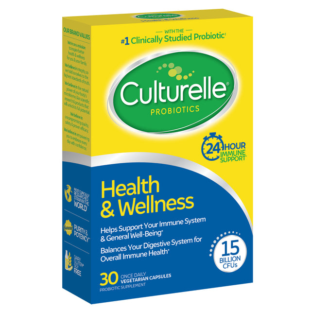 Culturelle Health and Wellness Probiotic Supplement, 30 Ct