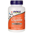 NOW Supplements, L-Lysine (L-Lysine Hydrochloride) 1,000 Mg, Double Strength, Amino Acid, 100 Tablets